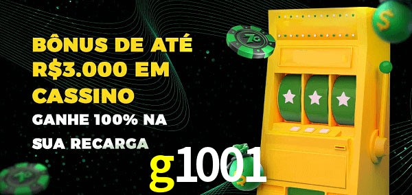 g1001 melhor bônus de depósito